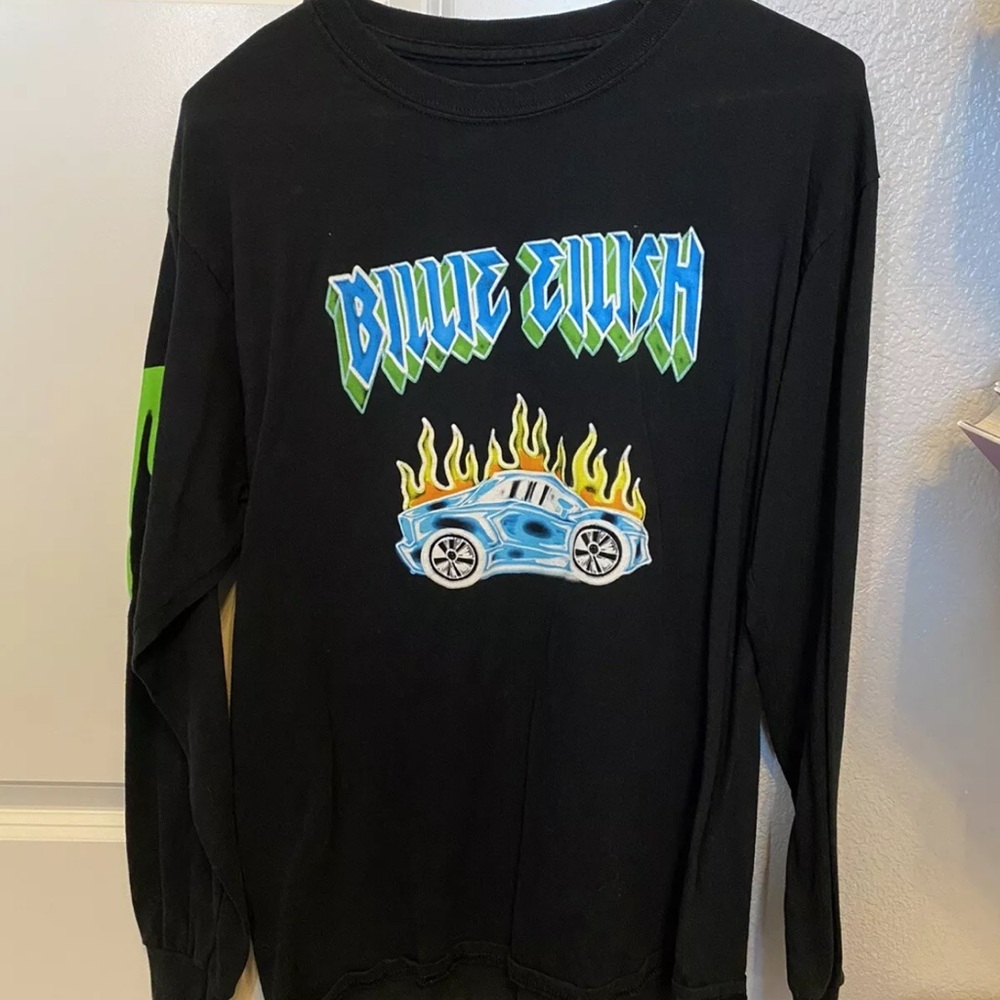 Billie Eilish 2019 Tour Long Sleeve Shirt Size M